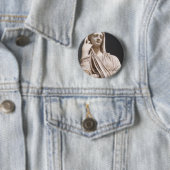 Imperial Roman women - standbeeld Ronde Button 5,7 Cm (In situ)