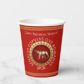 Imperial Rome Style Papieren Bekers (Voorkant)