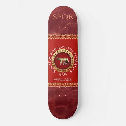 Imperial Rome Style Persoonlijk Skateboard (Voorkant)