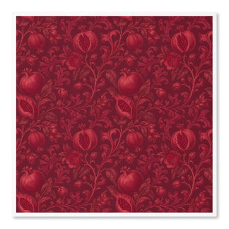 Imperial Ruby Garden | Granaatappel Perzisch-(A) Behang