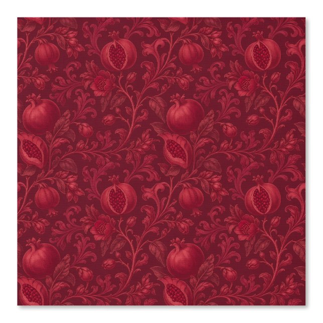 Imperial Ruby Garden | Granaatappel Perzisch-(A) Behang (Voorkant)