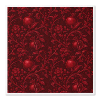 Imperial Ruby Garden | Granaatappel Perzisch-(B) Behang