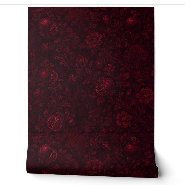Imperial Ruby Garden | Granaatappel Perzisch-(C) Behang (Afrollen)