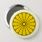 Imperial Seal Japan, Japan Ronde Button 4,0 Cm (Voorkant /achterkant)