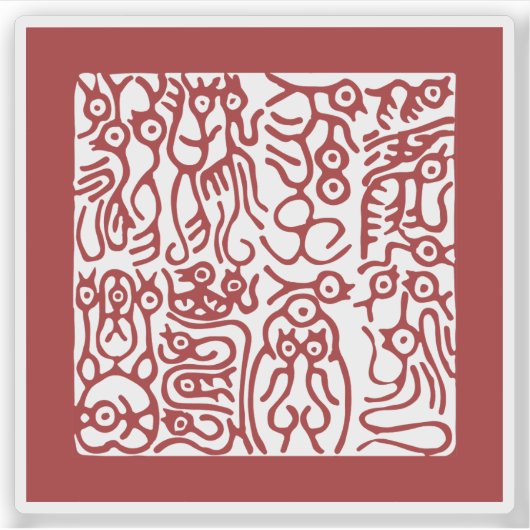 Imperial Seal of China, Heirloom Seal of the Realm Sticker (Voorkant)