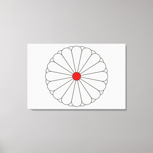Imperial Seal of Japan Canvas Afdruk (Voorkant)