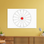 Imperial Seal of Japan Canvas Afdruk (Insitu (Woonkamer))