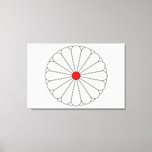 Imperial Seal of Japan Canvas Afdruk