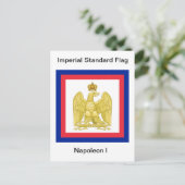 Imperial Standard Flag Napoleon I Briefkaart (Staand voorkant)
