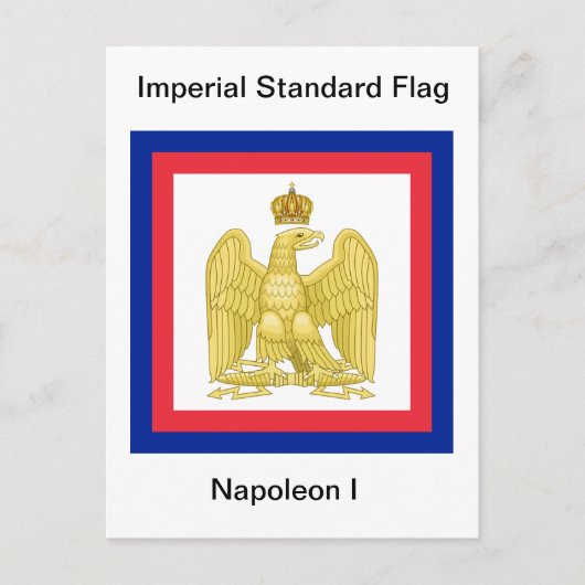 Imperial Standard Flag Napoleon I Briefkaart (Voorkant)