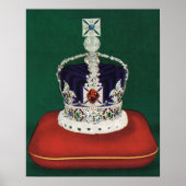Imperial State Crown of England Poster (Voorkant)