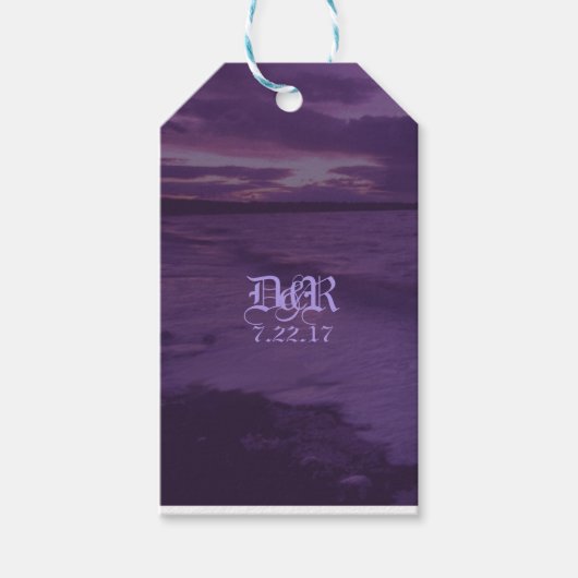 Imperial Sunset Dank u Labels Cadeaulabel (Voorkant)