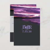 Imperial Sunset R.S.V.P. RSVP Kaartje (Voorkant / Achterkant)