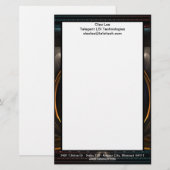 Imperial Uitzicht Fractal Art Briefpapier (Voorkant / Achterkant)