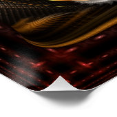 Imperial Uitzicht Fractal Art Perfect Poster (Hoek)