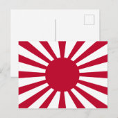 Imperial War Flag of Japan Briefkaart (Voorkant / Achterkant)