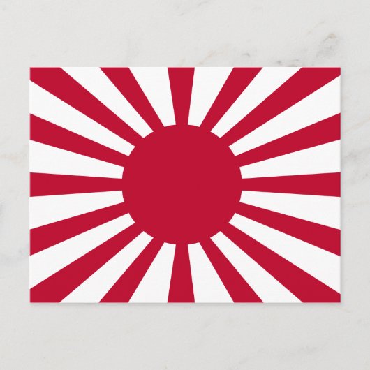 Imperial War Flag of Japan Briefkaart (Voorkant)