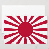 Imperial War Flag of Japan Briefpapier (Voorkant / Achterkant)