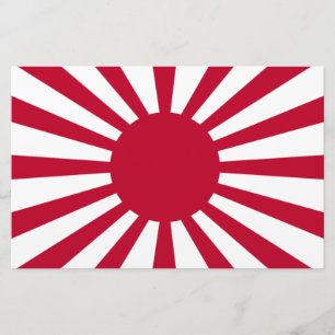 Imperial War Flag of Japan Briefpapier