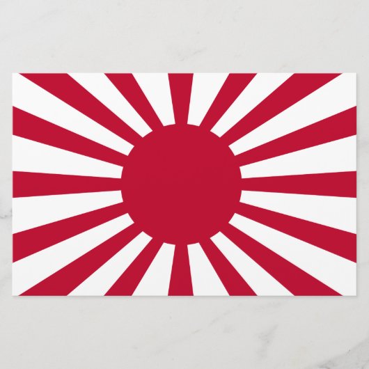 Imperial War Flag of Japan Briefpapier (Voorkant)