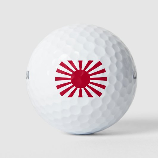 Imperial War Flag of Japan Golfballen (Voorkant)