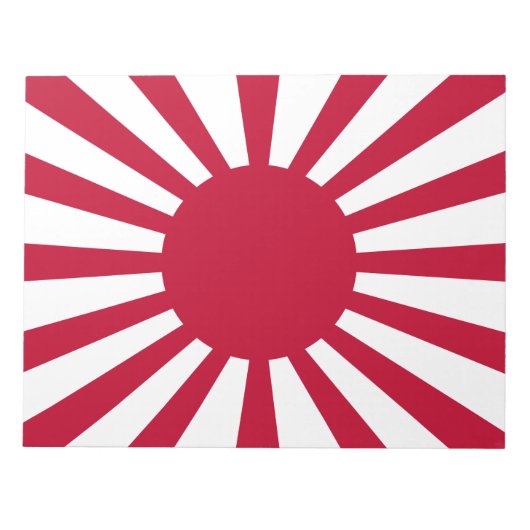 Imperial War Flag of Japan Notitieblok (Voorkant)