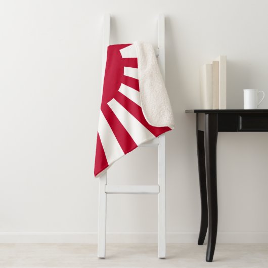 Imperial War Flag of Japan Sherpa Deken (In situ)