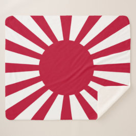 Imperial War Flag of Japan Sherpa Deken