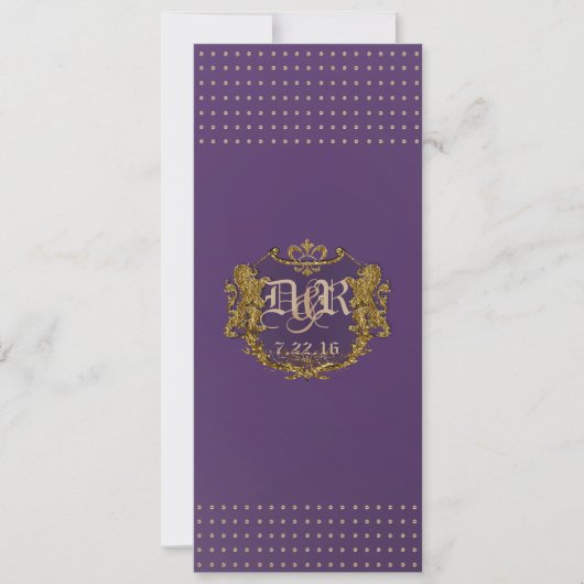 Imperial Wedding Invitation Kaart (Voorkant)