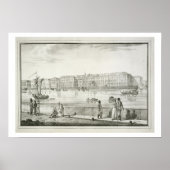 Imperial Winter Palace, Sint-Petersburg (litho) Poster (Voorkant)