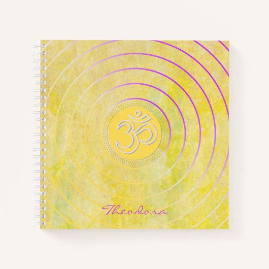 "Imperial Yellow" AUM Notitieboek (Voorkant)