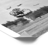 Imperiale aanvallen van de Japanse marine Poster (Hoek)