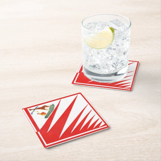 Imperiale Contrada della Giraffa - Giraffe Palio Kartonnen Onderzetters (Insitu)