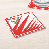 Imperiale Contrada della Giraffa - Giraffe Palio Kartonnen Onderzetters (Schuin)