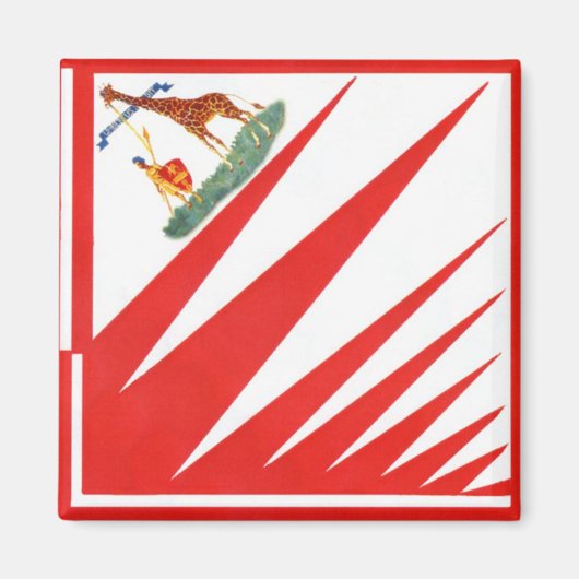 Imperiale Contrada della Giraffa - Giraffe Palio Magneet (Voorkant)