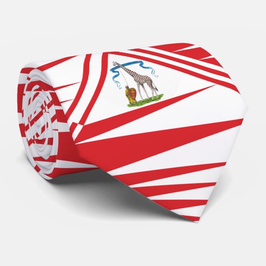 Imperiale Contrada della Giraffa - Giraffe Stropdas (Opgerold)