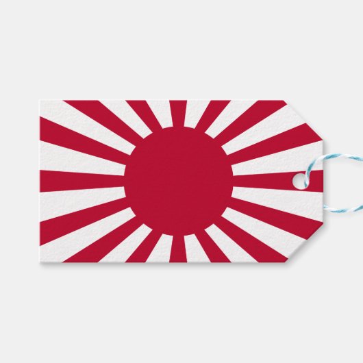 Imperiale oorlogsvaandel van Japan Cadeaulabel (Voorkant (Horizontaal))