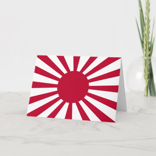 Imperiale oorlogsvaandel van Japan Kaart (Voorkant)