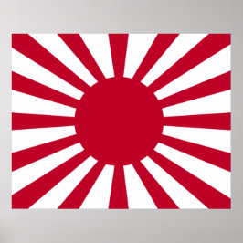 Imperiale oorlogsvaandel van Japan Poster