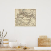 Imperium Romanum in een buik Poster (Keuken)