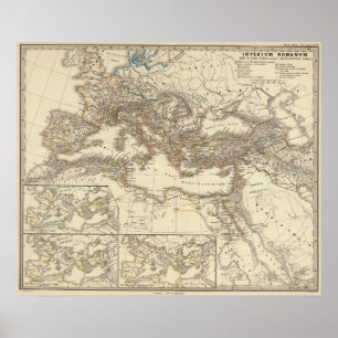 Imperium Romanum in een buik Poster