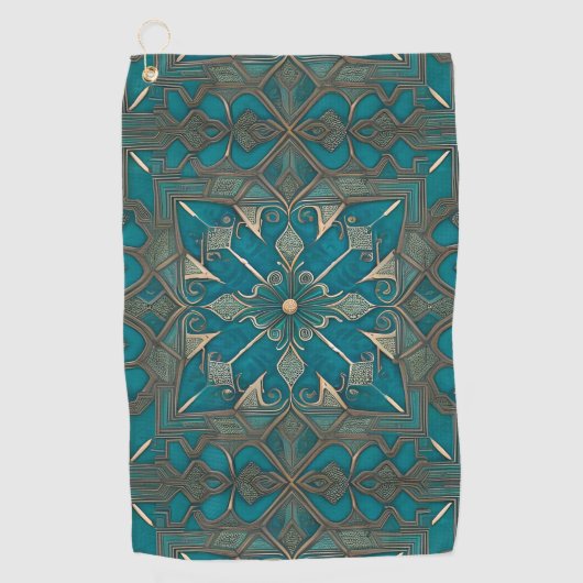 Imperturbability pattern golfhanddoek (Voorkant)