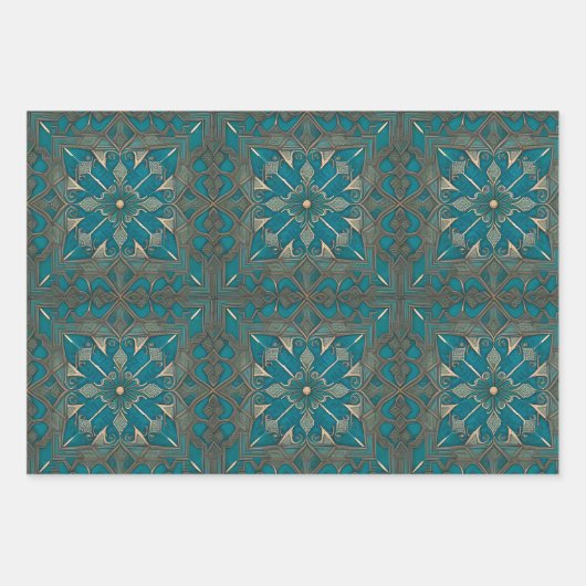 Imperturbability pattern inpakpapier vel (Voorkant 2)