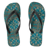 Imperturbability pattern teenslippers (Voetbed)