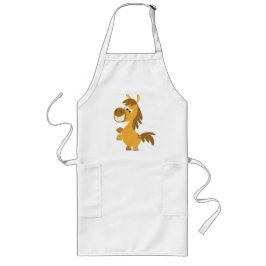 Impetuus Cartoon Pony Koken Apron Lang Schort