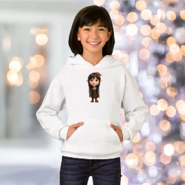 Impish Girl Kerst Elf Meisje Hoodie