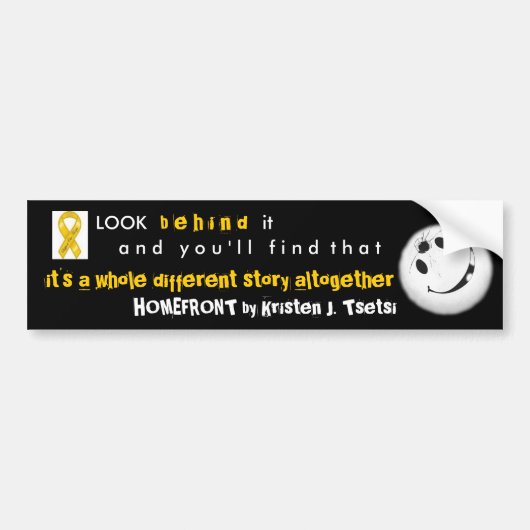 Implementatie is surrealistisch. bumpersticker (Voorkant)