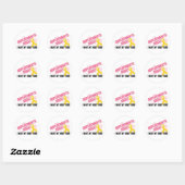 Implementaties zijn waardeloos ronde sticker (Vel)