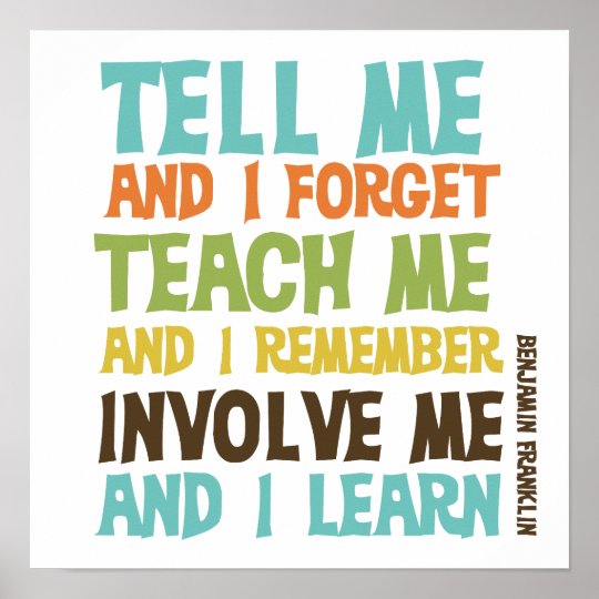 Impliceer me Inspirerend Citaat Poster Zazzle.nl