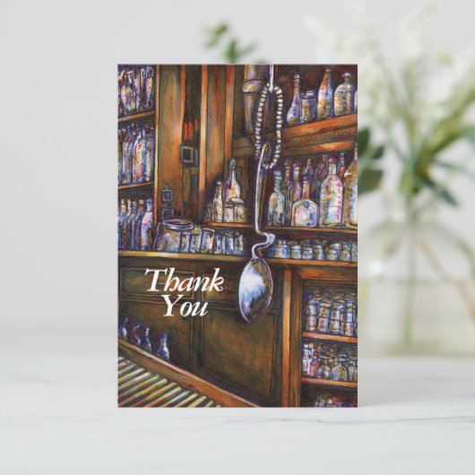 impliciet begrepen bedankkaart (Staand voorkant)